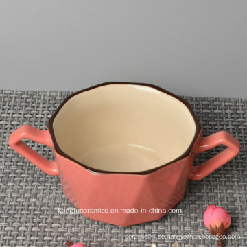 Keramik-Becher des modernen Entwurfs Enamal